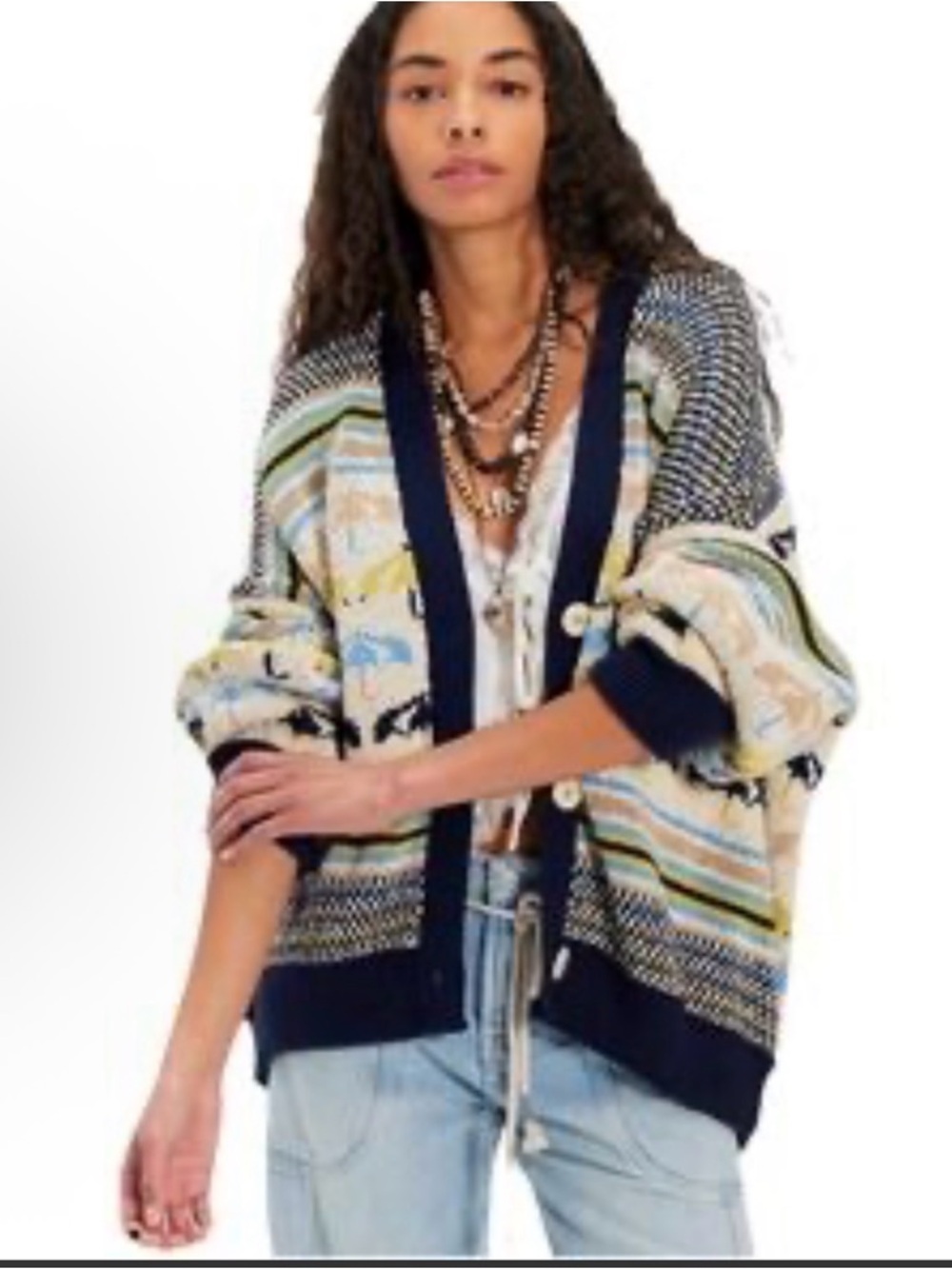 Free People Umbrella Knit Cardigan 🔥 Size S